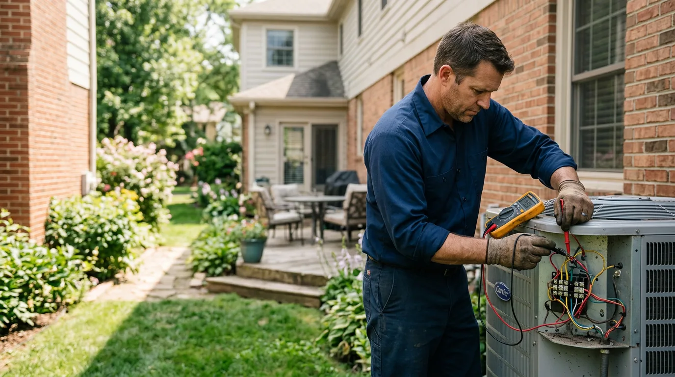 HVAC technician working near Batesville, AR